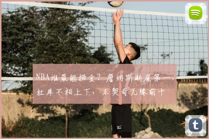 NBA谁最能捞金?詹姆斯断崖第一,杜库不相上下,东契奇无缘前十