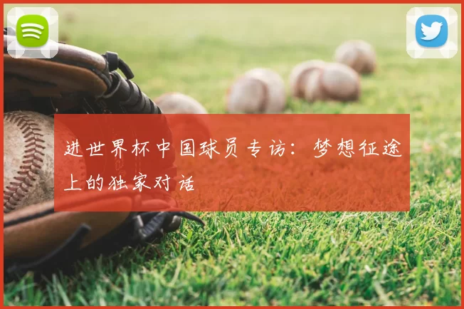 进世界杯中国球员专访：梦想征途上的独家对话